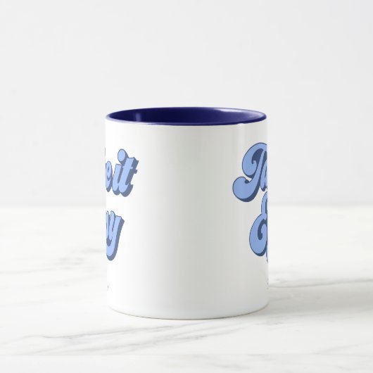 , gebruiksvriendelijke Mok in retro-stijl (Midden)