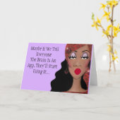 "Gebruikt iemand zijn brein nog meer?" Kaart (Gele Bloem)