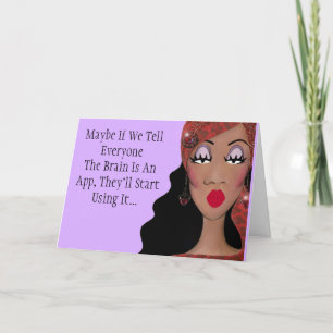 "Gebruikt iemand zijn brein nog meer?" Kaart