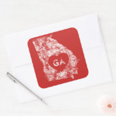 Gebruikt Ik hou van Georgia State Stickers (Envelop)