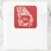 Gebruikt Ik hou van Georgia State Stickers (Tas)