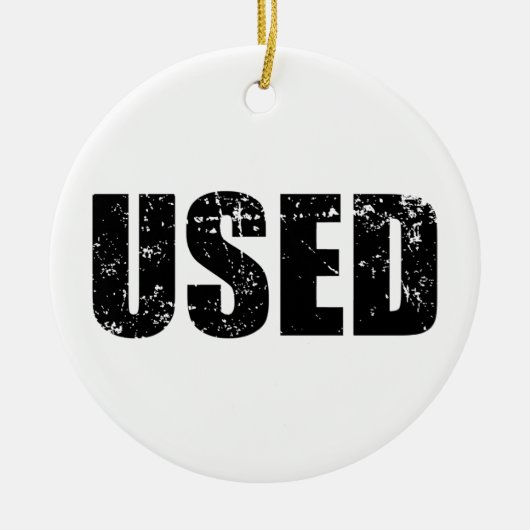 GEBRUIKT KERAMISCH ORNAMENT (Voorkant)