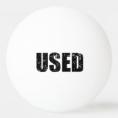 GEBRUIKT PINGPONGBAL (Voorkant)