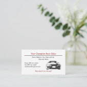 Gebruikt Visitekaartje voor autodealers (Staand voorkant)