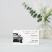 Gebruikt Visitekaartje voor autodealers (Staand voorkant)