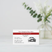 Gebruikt Visitekaartje voor autodealers (Staand voorkant)