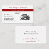 Gebruikt Visitekaartje voor autodealers (Voorkant / Achterkant)