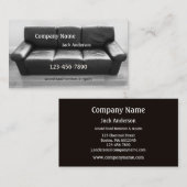 Gebruikt Visitekaartje voor reparatie van stofferi (Voorkant / Achterkant)