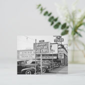 Gebruikte auto Lot Hollywood California Briefkaart (Staand voorkant)