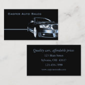 Gebruikte autodealer visitekaartje (Voorkant / Achterkant)