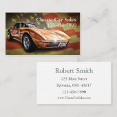 Gebruikte autodealer visitekaartje (Voorkant / Achterkant)