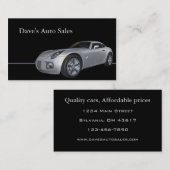 Gebruikte autodealer visitekaartje (Voorkant / Achterkant)