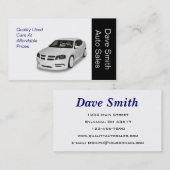 Gebruikte autodealer visitekaartje (Voorkant / Achterkant)