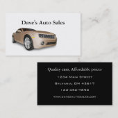 Gebruikte autodealer visitekaartje (Voorkant / Achterkant)