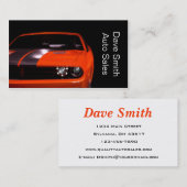 Gebruikte autodealer visitekaartje (Voorkant / Achterkant)