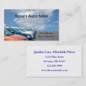 Gebruikte autodealer visitekaartje (Voorkant / Achterkant)