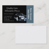 Gebruikte autodealer visitekaartje (Voorkant / Achterkant)