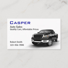 Gebruikte autodealer visitekaartje