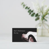 Gebruikte autodealer visitekaartje (Staand voorkant)