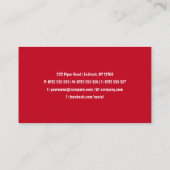 Gebruikte auto's voor verkoop | Onderdelen Visitekaartje (Achterkant)