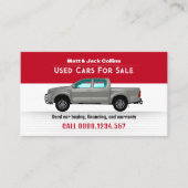 Gebruikte auto's voor verkoop | Onderdelen Visitekaartje (Voorkant)