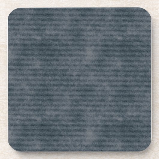 Gebruikte blauwe denim drankjes onderzetter (Voorkant)