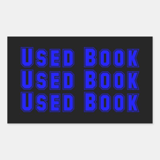 Gebruikte boek Sticker (Voorkant)