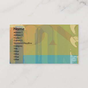 Gebruikte brieven visitekaartje