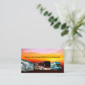 Gebruikte Camper Motorhome Dealer Visitekaartjes (Staand voorkant)