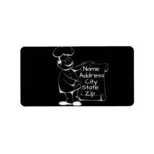 ***GEBRUIKTE CHEF *** ADRES ETIKET