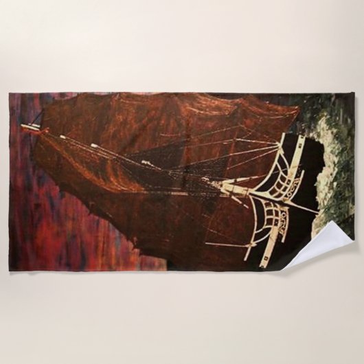 GEBRUIKTE CONSTITUTIE OUDE IRONSIDE BEACH TOWEL STRANDLAKEN (Voorkant)