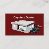 Gebruikte creditcard voor autodealers visitekaartje (Voorkant)