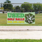 Gebruikte golfballen Custom Banner (Insitu)