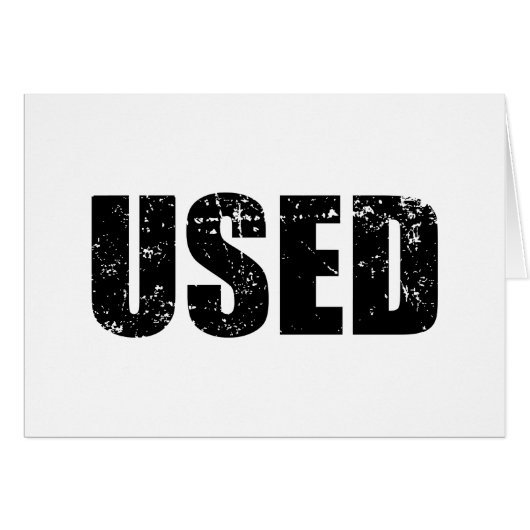 GEBRUIKTE KAART (Voorkant Horizontaal)