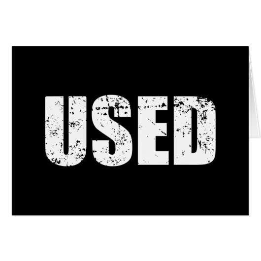 GEBRUIKTE KAART (Voorkant Horizontaal)