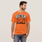 Gebruikte om heet te zijn Basic T-shirt voor heren (Voorkant volledig)
