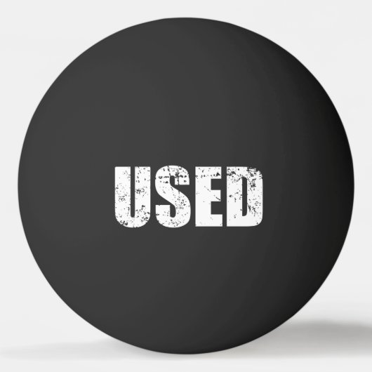 GEBRUIKTE PING PONG BALL (Voorkant)
