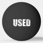 GEBRUIKTE PING PONG BALL (Achterkant)