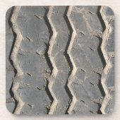 Gebruikte vrachtband bier onderzetter (Voorkant)