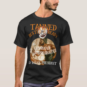 Gebruind Uitgerust & Klaar CASANOVA DE IMPREGNEERD T-shirt