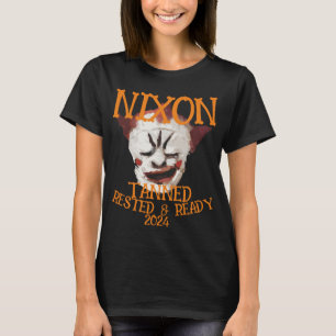 Gebruind Uitgerust & Klaar NIXON 2024 President T-shirt