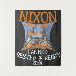 Gebruind Uitgerust & Klaar NIXON 2024 President Wandkleed