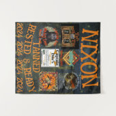 Gebruind Uitgerust & Klaar NIXON 2024 President Wandkleed (Voorkant (horizontaal))