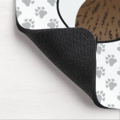 Gebruinde Boxer Hond Schattige Cartoon Illustratie Muismat (Hoek)