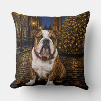Gebruinde Bulldog Vakantie Kussen