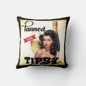 Gebruinde en aangeschoten Pin-up Kussen (Achterkant)