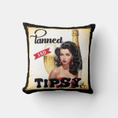 Gebruinde en aangeschoten Pin-up Kussen (Voorkant)