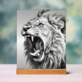 Gebrul van de Leeuw Acryl Bord (Neutraal)