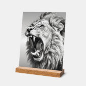 Gebrul van de Leeuw Acryl Bord (Hoek)