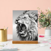 Gebrul van de Leeuw Acryl Bord (Huwelijk)